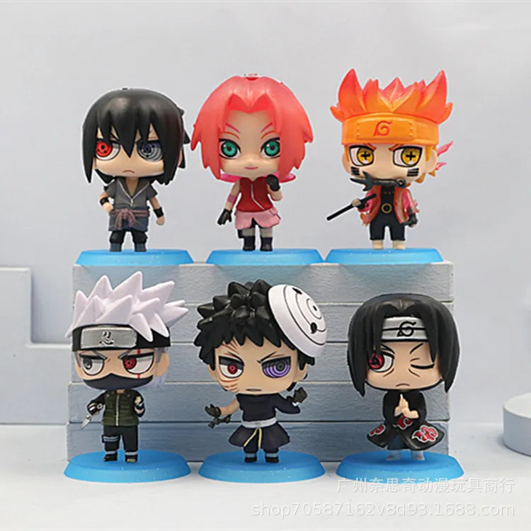 Naruto Legendary Shinobi Chibi Figures (Set of 6)