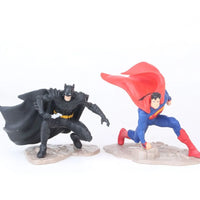 Bat and Supe Dynamic Battle Poses Figure (Set of 6)