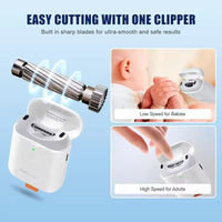 Seemagic Mini Electric Auto Nail Clipper