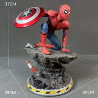 Marvel Spiderman Civil War Airport Battle Statue (37 cm)