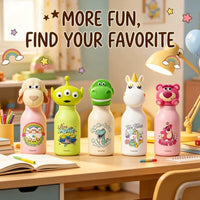 DZNY Afresh 3D Character Lid Water Bottle (450 ml)