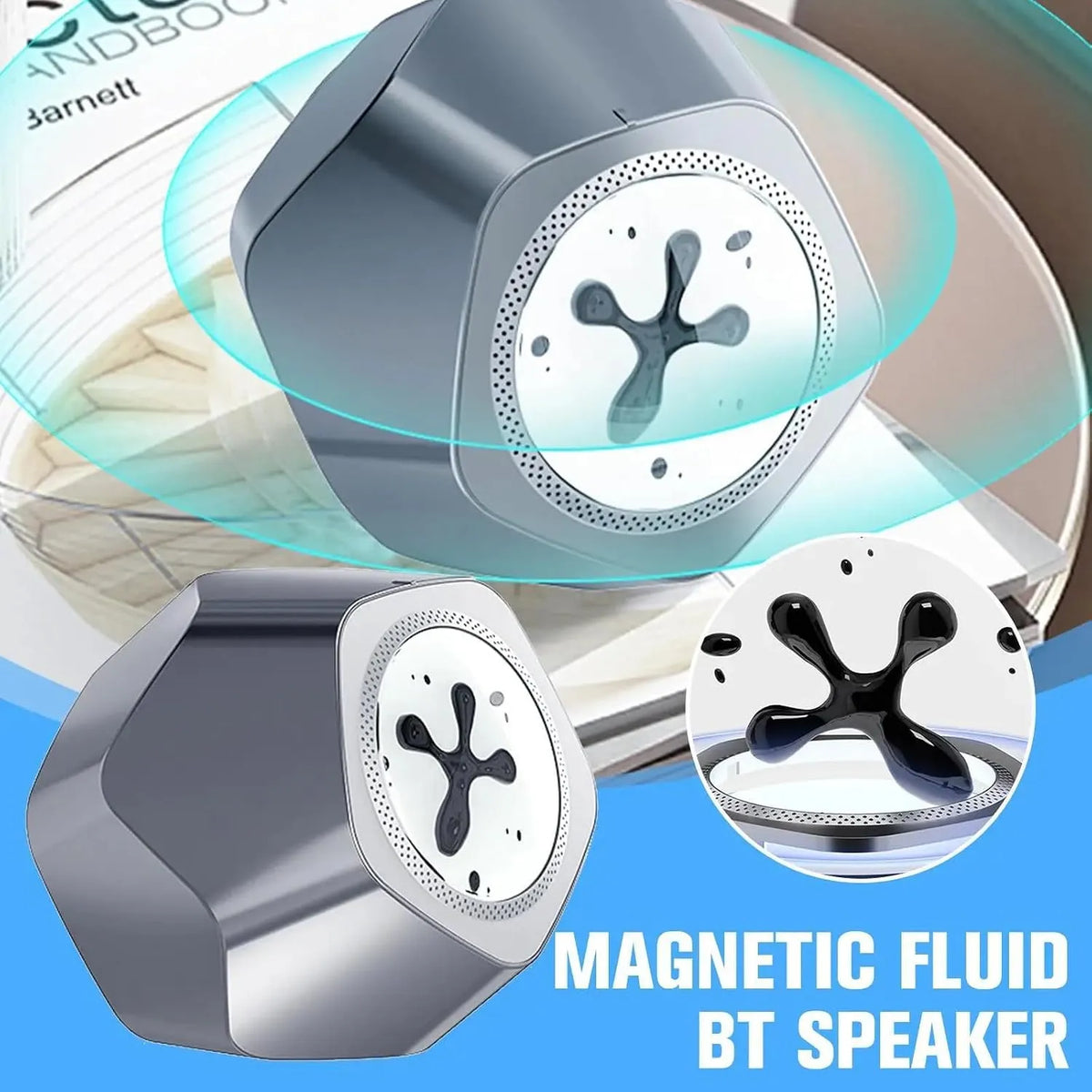 Magnetic Ferrofluid Sound Visualizer Bluetooth Speaker