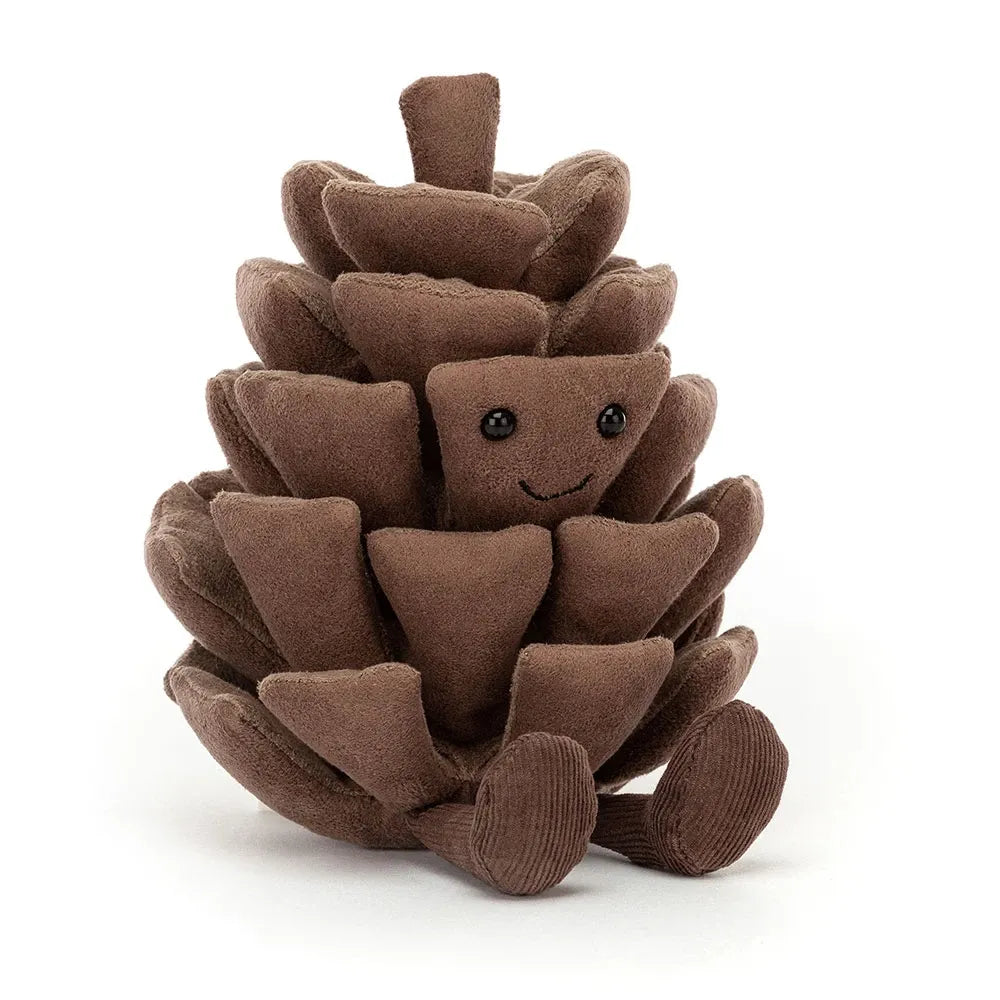 JC Amuseables Pine Cone Botanical Soft Plush Toy (13 cm)