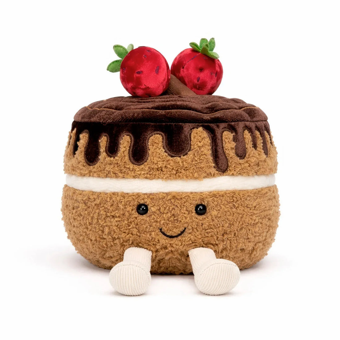 JC Amuseables Glacy Chocolate Cake Plush Toy (16 cm)