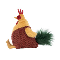 JC Archibald Cockerel Farmyard Wildlife Soft Plush Toy (26 cm)