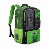 Minecraft Mob Blocky Adventure School Backpack
