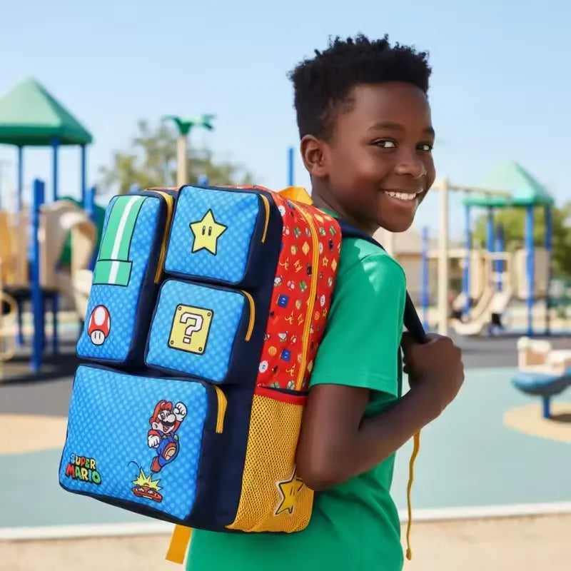 Super Mario Power Up Adventure School Backpack