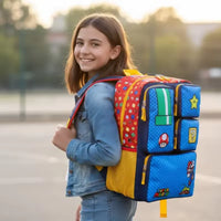 Super Mario Power Up Adventure School Backpack