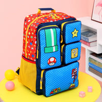 Super Mario Power Up Adventure School Backpack