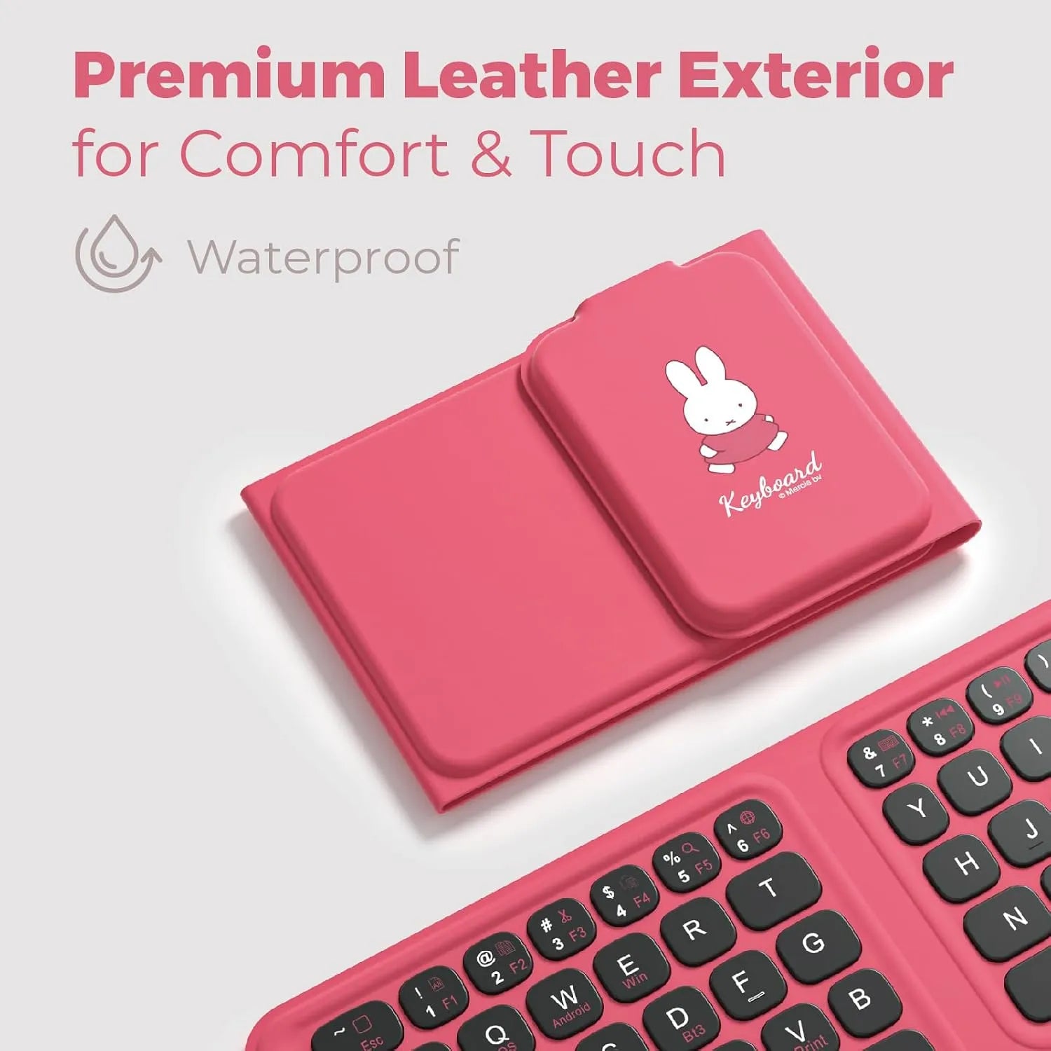 Miffy Tri-Fold Wireless Bluetooth Keyboard