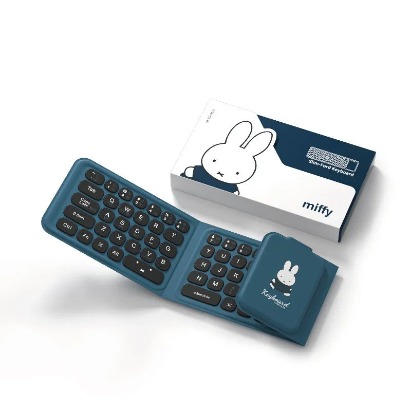 Miffy Tri-Fold Wireless Bluetooth Keyboard