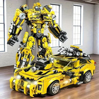 Cyber Scout Bumblebee Robot Building Set (1800 Pcs)