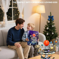 Mechanical Rotating Solar System Orrery STEM Building Kit