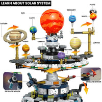 Mechanical Rotating Solar System Orrery STEM Building Kit