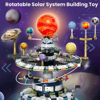 Mechanical Rotating Solar System Orrery STEM Building Kit