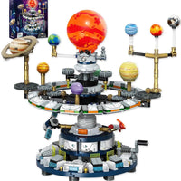 Mechanical Rotating Solar System Orrery STEM Building Kit