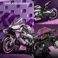 Cyberpunk Racing Superbike Building Set (1920 Pcs)