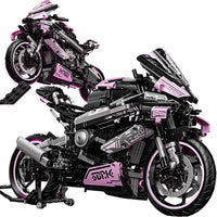 Cyberpunk Racing Superbike Building Set (1920 Pcs)