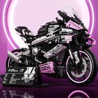 Cyberpunk Racing Superbike Building Set (1920 Pcs)