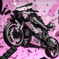 Cyberpunk Racing Superbike Building Set (1920 Pcs)