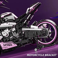 Cyberpunk Racing Superbike Building Set (1920 Pcs)