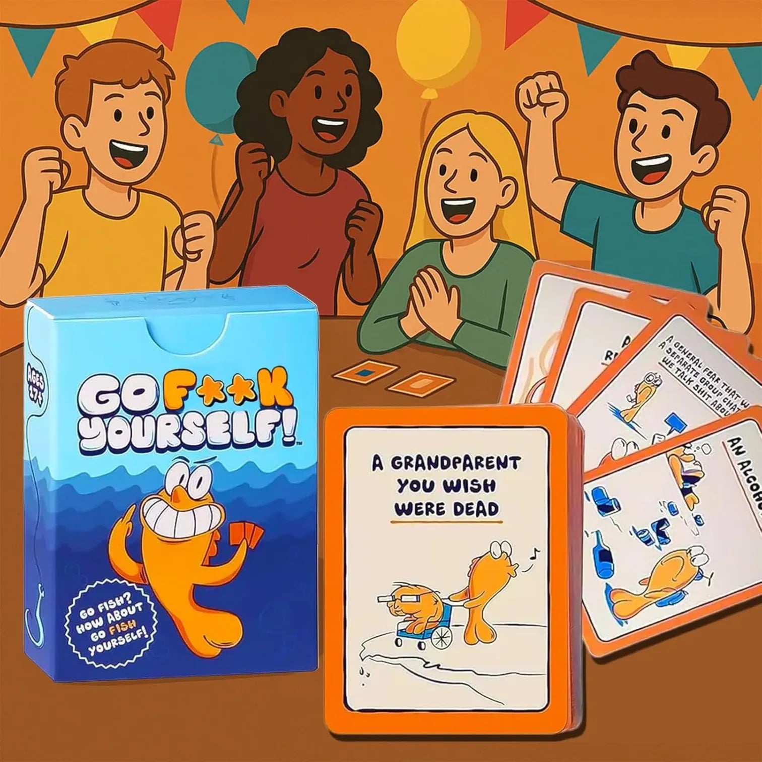 Go F Yourself Hilarious Adult Party Card Game