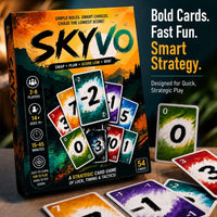 Skyvo Strategic Number Card Game