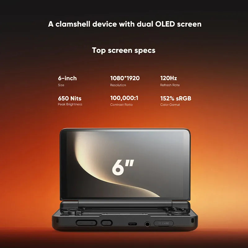 AYN Thor Dual OLED Screen Clamshell Gaming Console