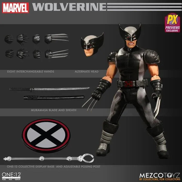 Mezco Marvel One Wolverine PX Previews Exclusive Action Figure