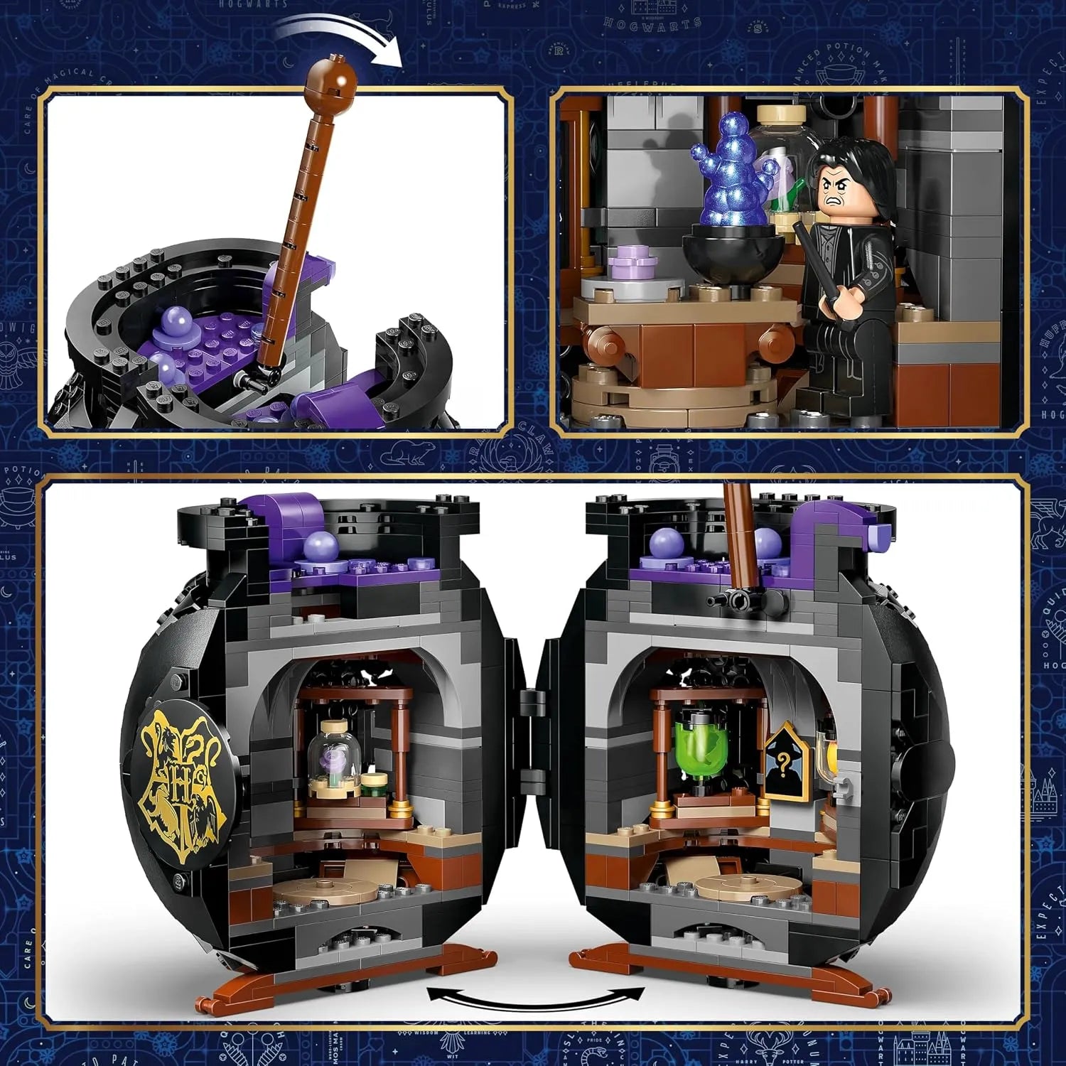 Harry Potter 76464 Cauldron Secret Potions Building Set (652 Pcs)