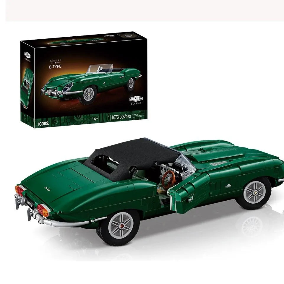 Icons 11381 Jaguar E-Type Classic Building Set (1673 Pcs)