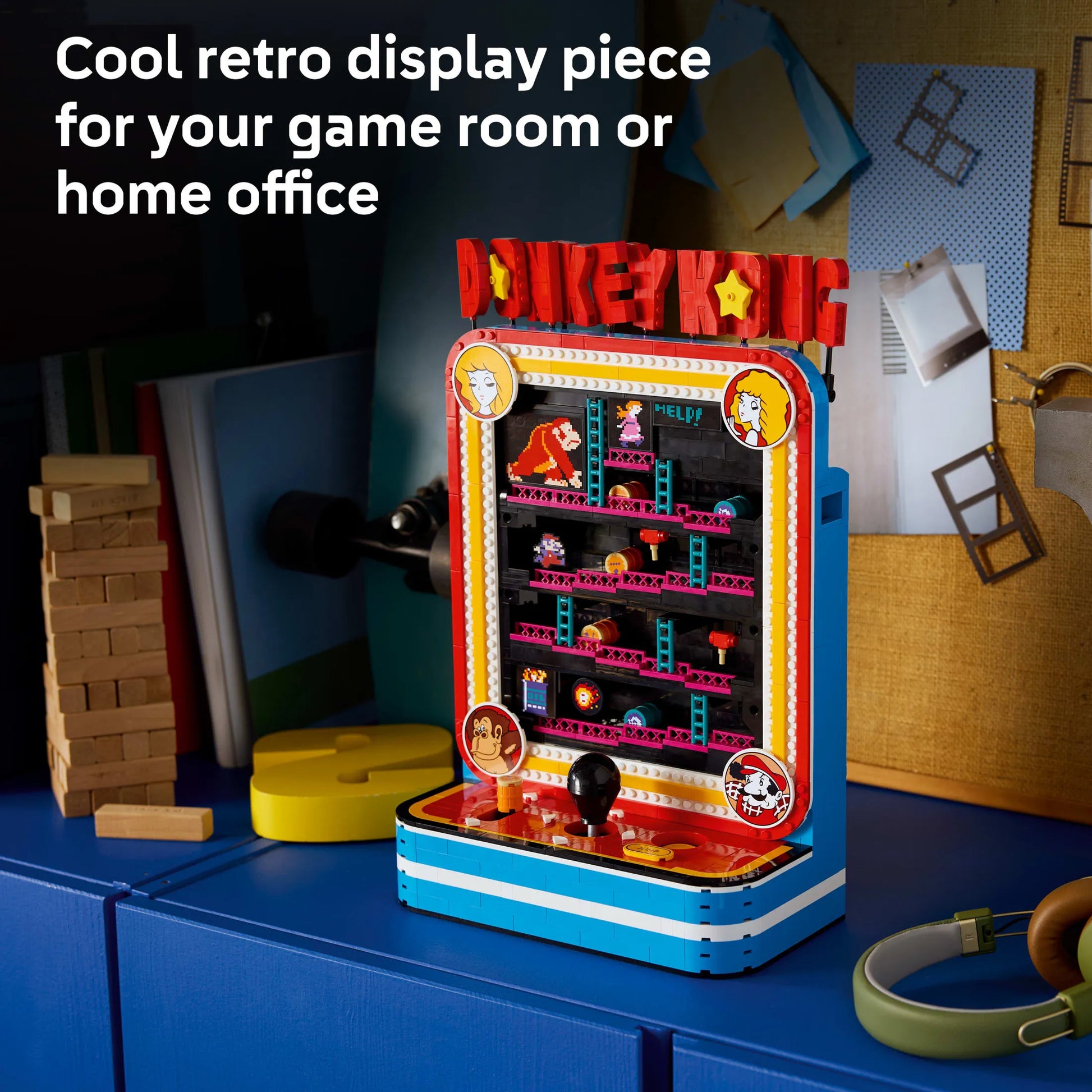 Donkey Kong 72051 Arcade Cabinet Building Set (1367 Pcs)