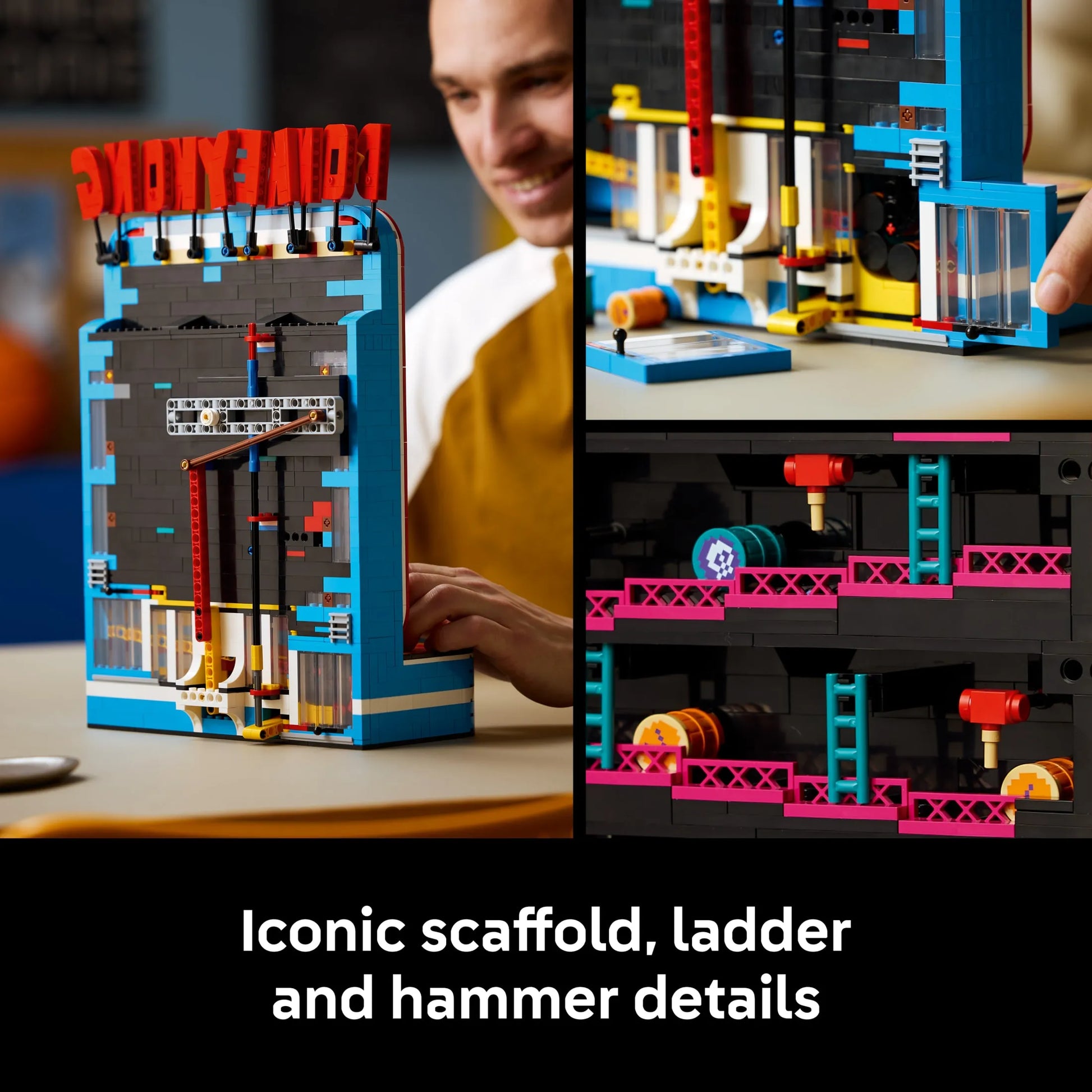 Donkey Kong 72051 Arcade Cabinet Building Set (1367 Pcs)