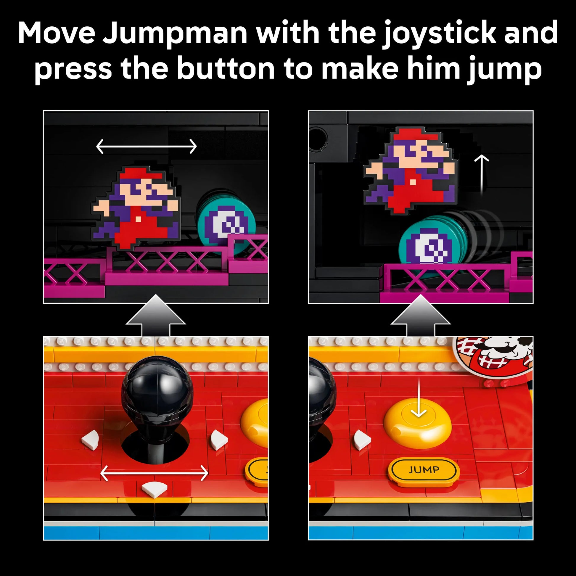 Donkey Kong 72051 Arcade Cabinet Building Set (1367 Pcs)
