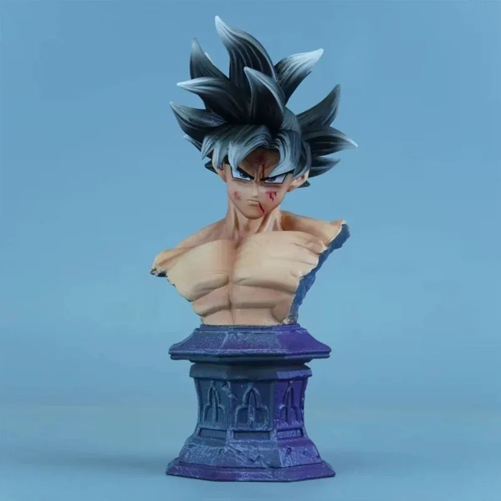 DBZ Ultra Instinct Goku Two Head Statue (42 cm)