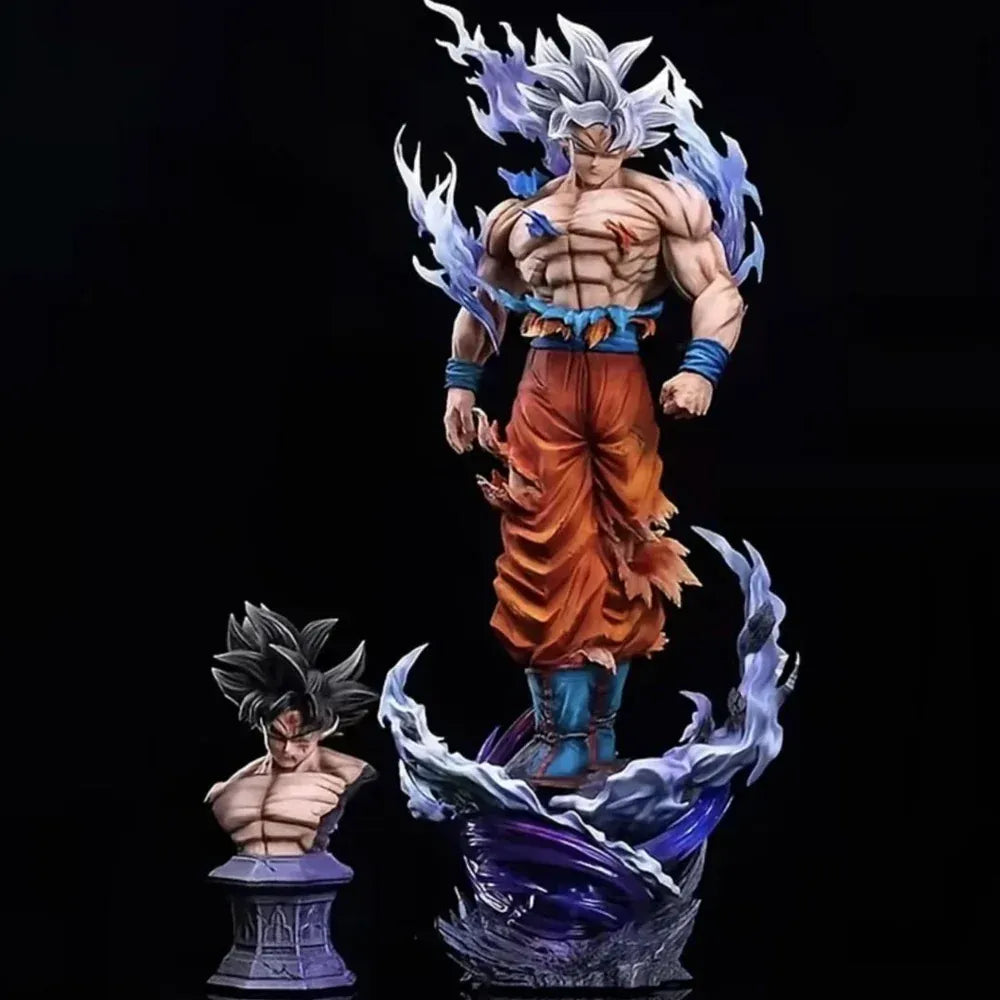 DBZ Ultra Instinct Goku Two Head Statue (42 cm)