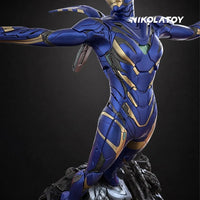 Marvel Iron Man and Rescue Armor LED Battle Statue Set (68 cm)