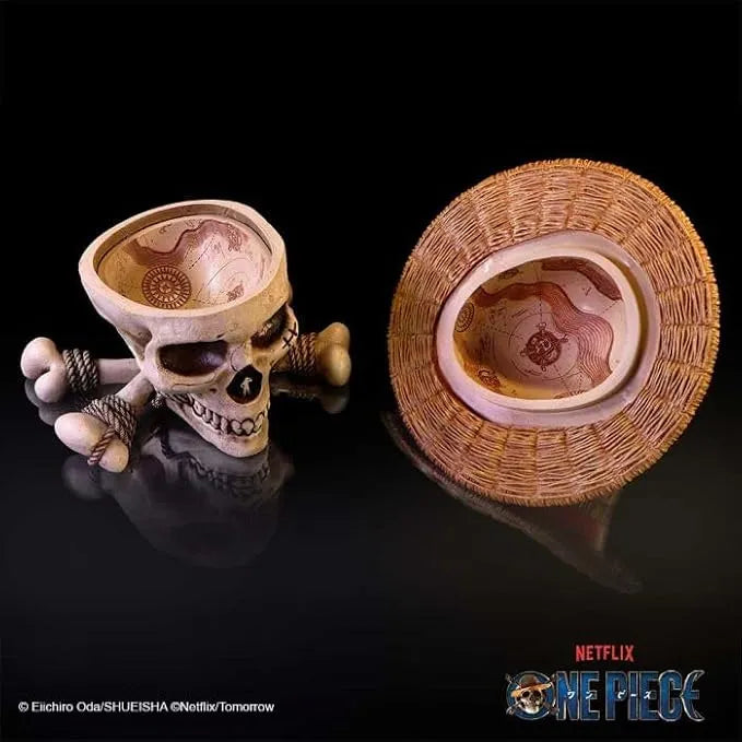 One Piece Straw Hat Skull Resin Trinket Box