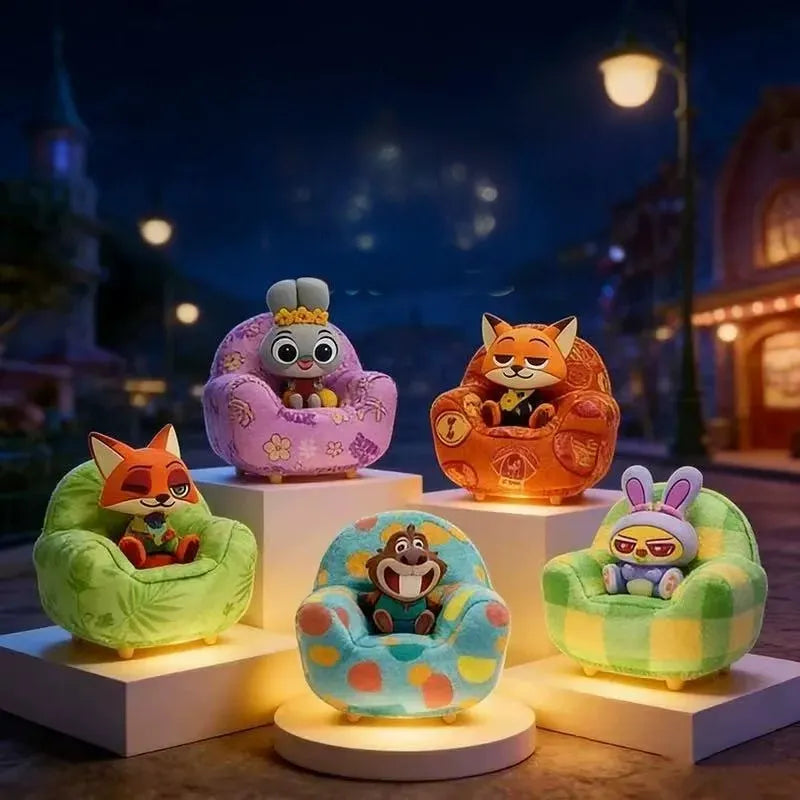 DZNY Zootopia Plush Sofa Tap Night Light Blind Box