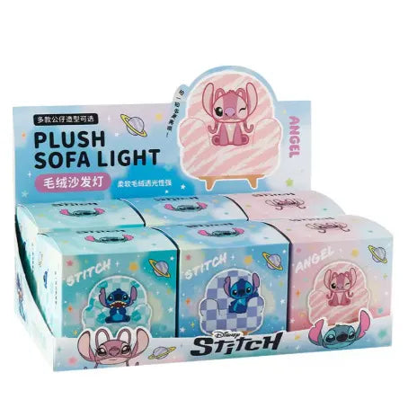 DZNY Stitch Plush Sofa Tap Night Light Blind Box