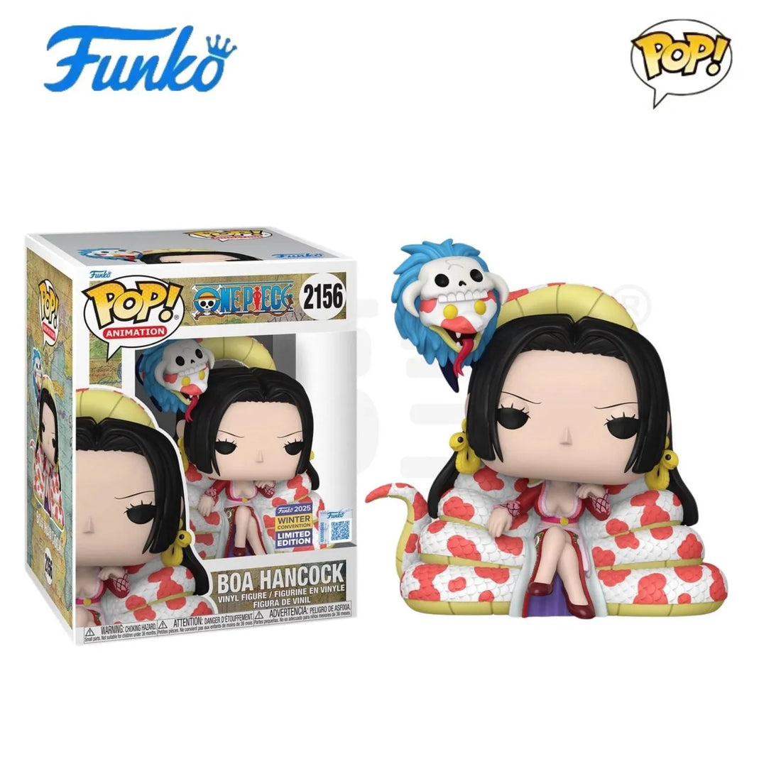 Funko Pop Boa Hancock 2156 Winter Convention Figure