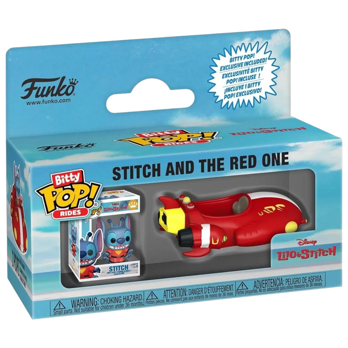 Funko Bitty Pop DZNY Stitch and The Red One Figure Set