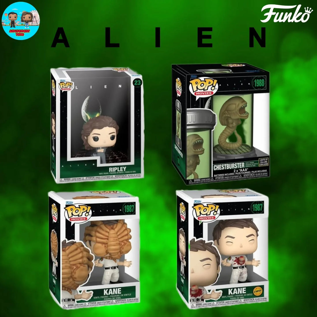 Funko Pop! Alien and MGS Vinyl Figures