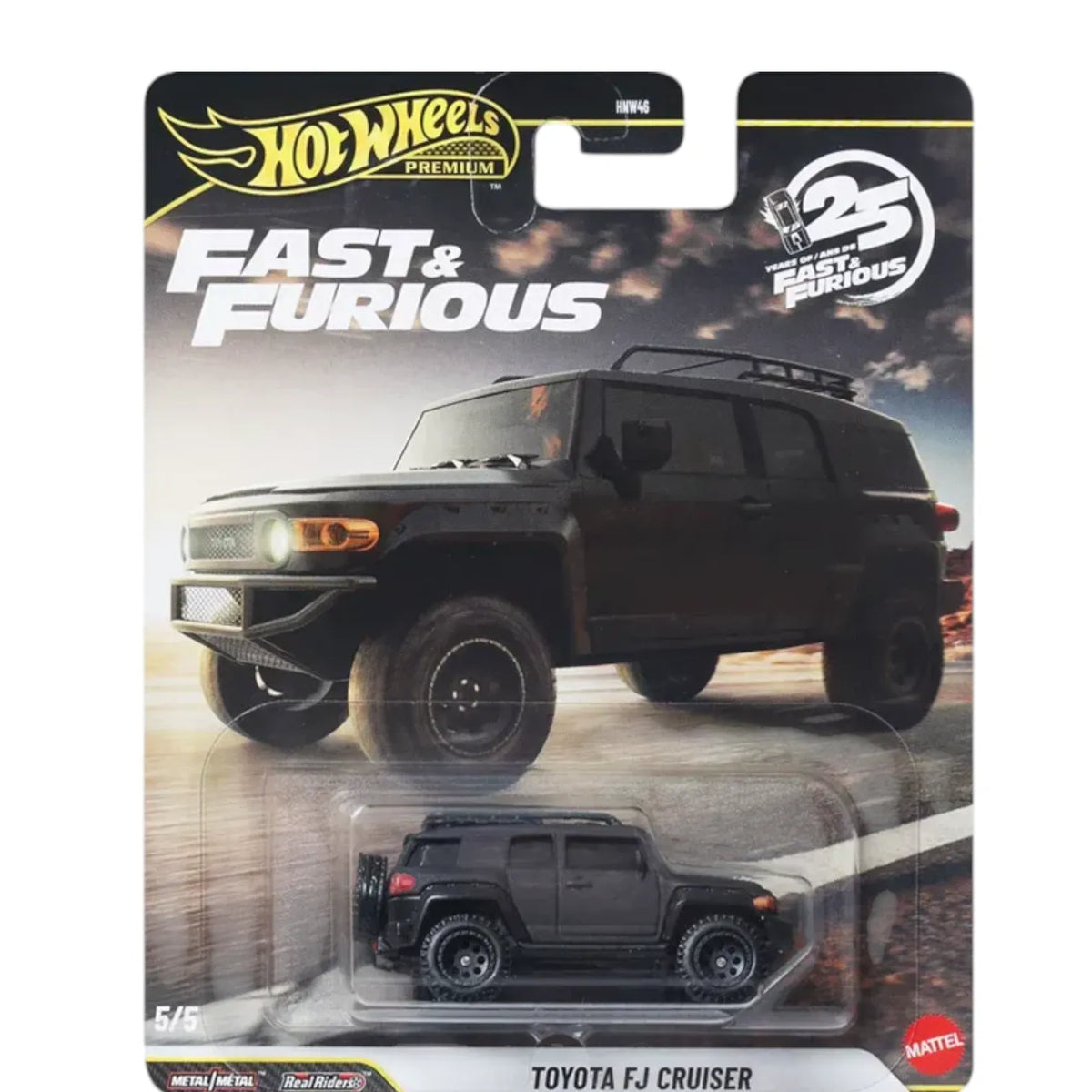 Hot Wheels Fast & Furious N-Batch Diecast Vehicle (Set of 5)