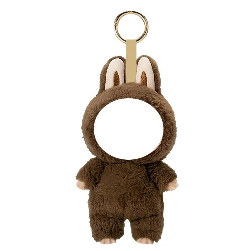 Custom Face Photo Labubu Plush Keychain