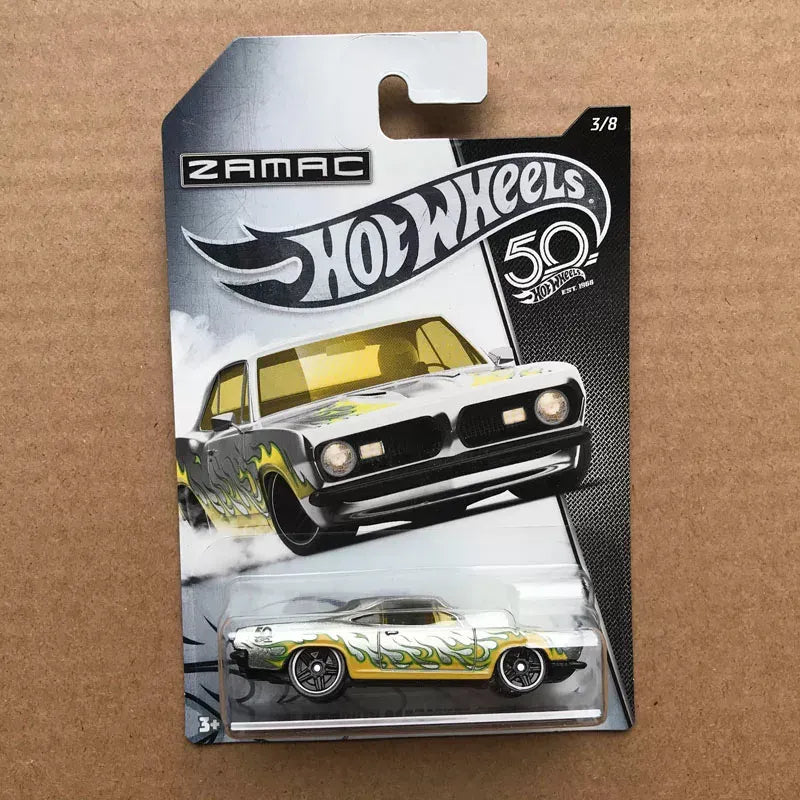 Hot Wheels 50th Anniversary ZAMAC Flames Diecast Vehicle