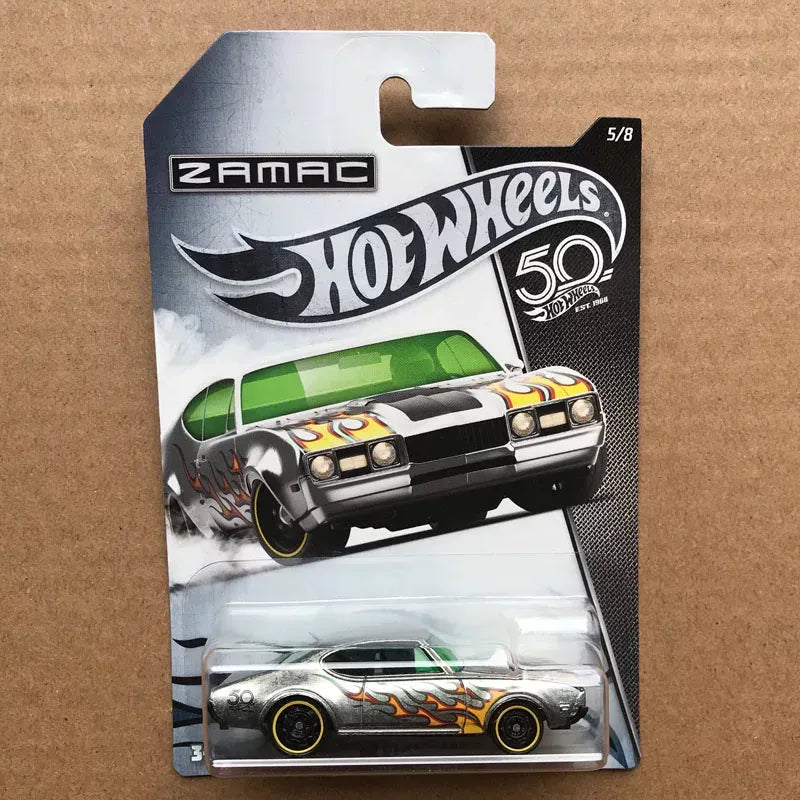 Hot Wheels 50th Anniversary ZAMAC Flames Diecast Vehicle