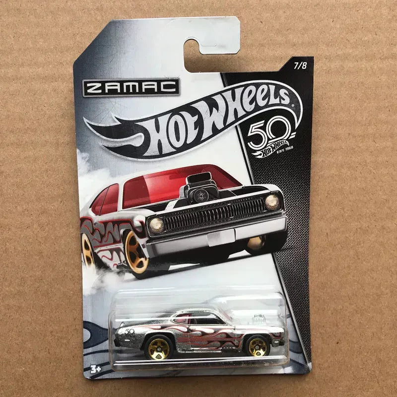 Hot Wheels 50th Anniversary ZAMAC Flames Diecast Vehicle
