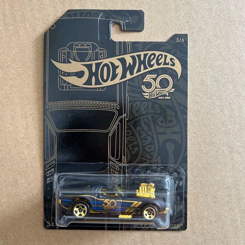 Hot Wheels 50th Anniversary Black and Gold Diecast Collection