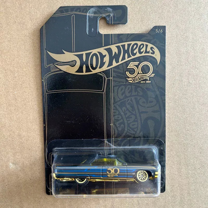 Hot Wheels 50th Anniversary Black and Gold Diecast Collection